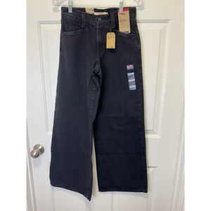 Women's Levi's '94 Baggy Wide Leg Black Jeans Size 24